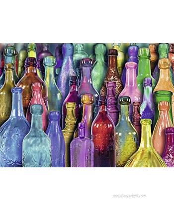 Ravensburger Colorful Bottles Puzzle 1000 Piece Jigsaw Puzzle for Adults – Every Piece is Unique Softclick Technology Means Pieces Fit Together Perfectly