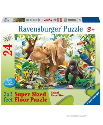 Ravensburger Jungle Juniors 24 Piece Floor Jigsaw Puzzle for Kids – Every Piece is Unique Pieces Fit Together Perfectly