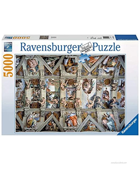 Ravensburger Sistine Chapel 5000 Piece Jigsaw Puzzle for Adults – Softclick Technology Means Pieces Fit Together Perfectly