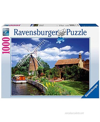 Ravensburger Windmill Country 1000 Piece Jigsaw Puzzle for Adults – Every Piece is Unique Softclick Technology Means Pieces Fit Together Perfectly