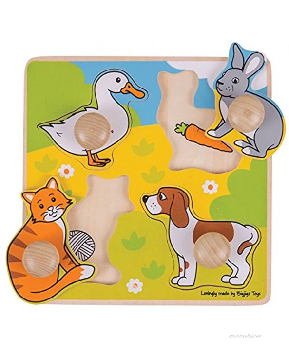 Bigjigs Toys My First Peg Puzzle Pets