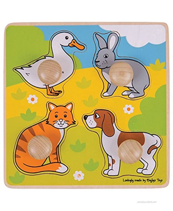 Bigjigs Toys My First Peg Puzzle Pets