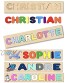 Build a Name Puzzle Learn-Play & Decor for Kids Room Includes Engraving Message Handmade Wooden Personalized Name Puzzle for Kids Educational Learning Toy Made in U.S.A
