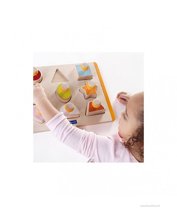 Guidecraft Shape Sorter Educational and Learning Toys For Kids Puzzle Board