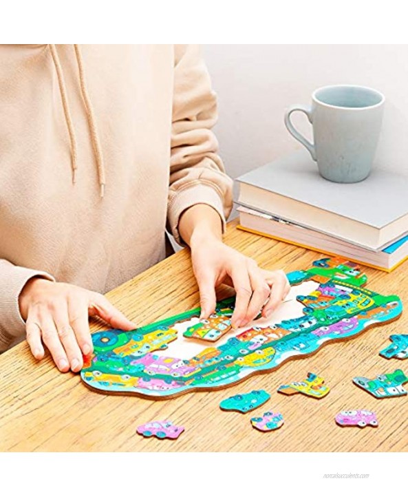 Puzzles for Kids Ages 4-8. Montessori. Wooden Puzzle for Kids Ages 6-8. 27 Uniquely Shapes Animals Puzzles for Toddlers Educational Puzzles. Best Gift for Kids. Preschool Puzzles. Cars.