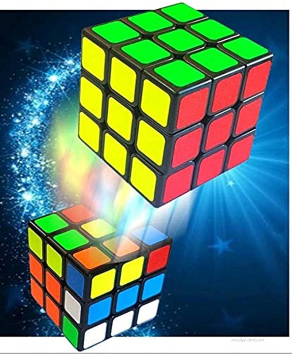 Speed Cube 3x3 Magic Cube Puzzles Toys Games with a Gift Box -Easy Turning and Smooth Vivid Color Educate and Relief for Party 56mm