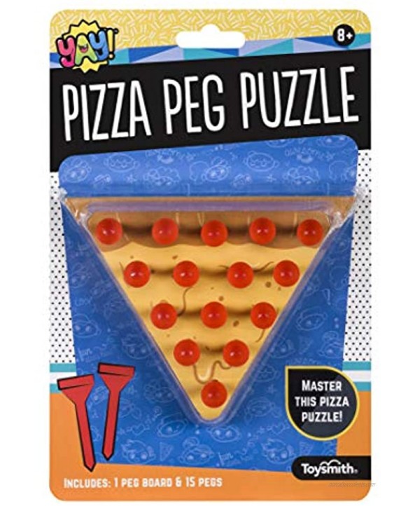Toysmith Pizza Peg Puzzle Game Fun Size