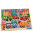 Wooden Toddler Puzzles for Kids 1 2 3 4 Year Old Toddler Learning Toys Wooden Peg Puzzle for Boys and Girls Traffic Themed Educational Preschool Puzzles Jumbo Knob Puzzles for Children and Babies
