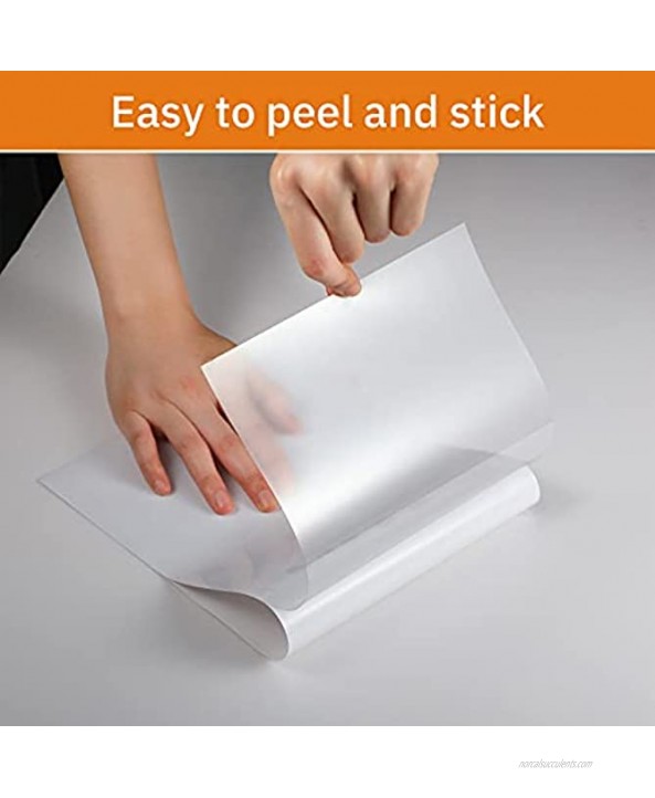 12 Sheets Peel and Stick Puzzle Saver Sheets Backing Adhesive Sheet Transparent Jigsaw Puzzle Saver for Preserving Your Puzzles 7.5 x 15 Inches