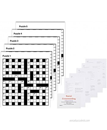 Dementia Activities for Seniors Activities for Dementia and Alzheimer's Patients Cross Word Wall Activities for Older Elderly Adults Nursing Care Facilities Assisted Living Senior Crossword Puzzles for Boredom Busters