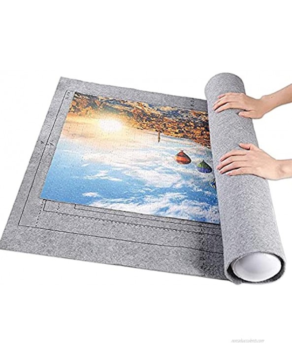 Jigsaw Puzzle Roll Mat Jigsaw Puzzle Storage Mat Felt Roll Up Puzzle Mat Store Up to 2000 Pieces Suitable for Puzzle Storage Puzzle Saver
