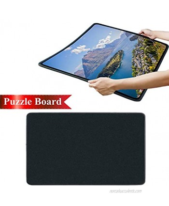 Puzzle Board Jigsaw Mat Smooth Puzzle Plateau Functional Sturdy Portable Board Work Separate Movable Jigsaw Puzzle Board up to 1000 Pieces by Ditome