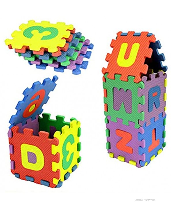 Decsix 36Pcs Baby Child Number Alphabet Puzzle Foam Maths Educational Toy Gift