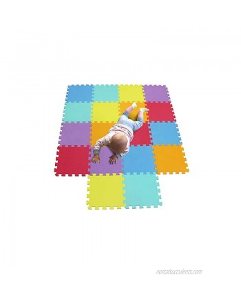 MQIAOHAM playmats for Baby Foam mat Jigsaw Puzzle mats Exercise Home Gym Equipment Children Flooring Colour playmat Floor Sensory Toys Babies Soft Toy White Pink Orange Yellow Blue Green 6color