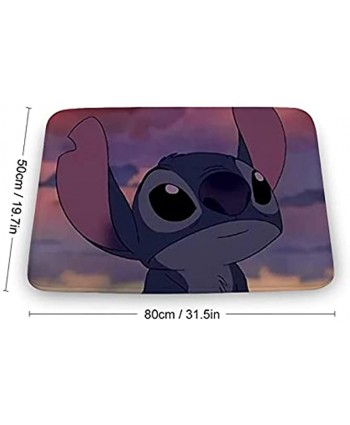 Senters Stitch Looks Up at The Sky 3D Childrens Play Mat City Life Car Carpet A Pretend Play Set for Children Aged 3 and Above Childrens Room Floor mat