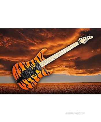 500 Pieces Jigsaw Puzzles Fashion Electric Guitar Children Intellective Educational Toy Enjoy Recreational Time with Family Friends 0116 Color : Partition