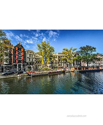 Amsterdam Boat Landscape Jigsaw Puzzles Wooden Puzzles DIY Adults Child Fun Family Game 500 1000 1500 2000 3000 4000 5000 6000 Pieces 1221 Color : Partition Size : 1500 Pieces