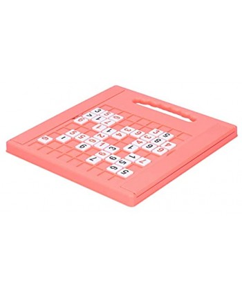 Enhance Parent?Child Interaction Durable Sudoku Game Easy to Store Lightweight Gift for ChildrenPink