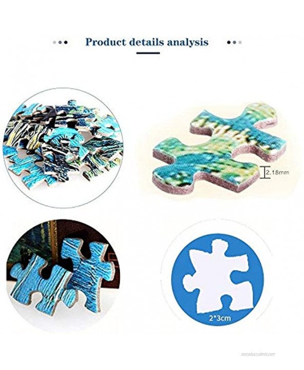 Jigsaw Puzzles Adults Decompression Toys Learning Educational Game for Kids Rural Roadway 500 1000 1500 2000 3000 4000 5000 6000 Pieces 0126 Color : Partition Size : 1500 Pieces