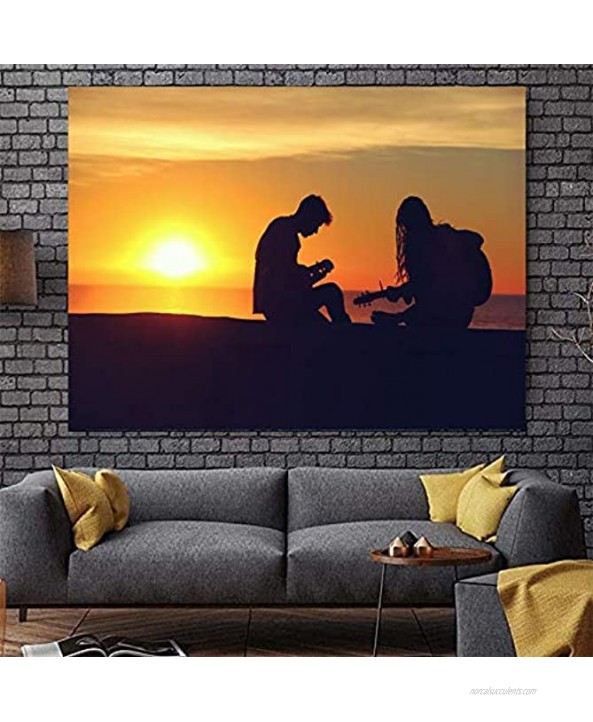 Jigsaw Puzzles Romantic Couple Playing Guitar at Dusk Adult Children Interactive Educational Games 500 1000 1500 2000 3000 Pieces 0116 Color : Partition Size : 1500 Pieces