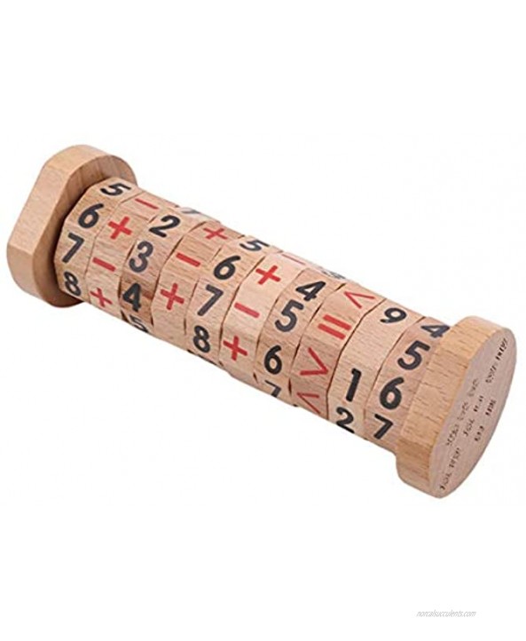 Kiminors Wood Children Mathematics Hybrid Speed Calculator 3-5-8 Years Old Plus or Minus Arithmetic Teaching Aid Logic Toy