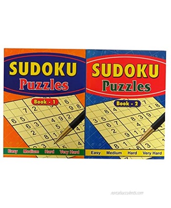 Large Sudoku Challenge Books Book 1 and 2 Each 152 Pages