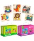 Quokka Multipack of 8 Wooden Kids Puzzles for Boys and Girls