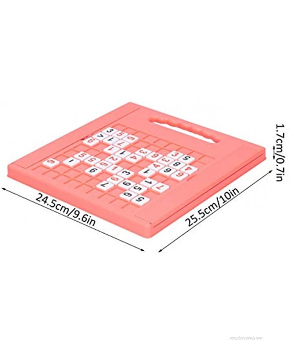 Sudoku Game Easy To Store Enhance Parent‑Child Interaction Durable Gift for ChildrenPink