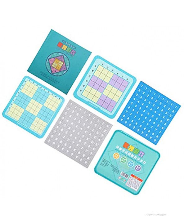 Sudoku Number Game 4Pcs Magnetic Sudoku Board Sudoku Board Game Table Game Brain Digital Puzzle Toy for Kids Children Adults