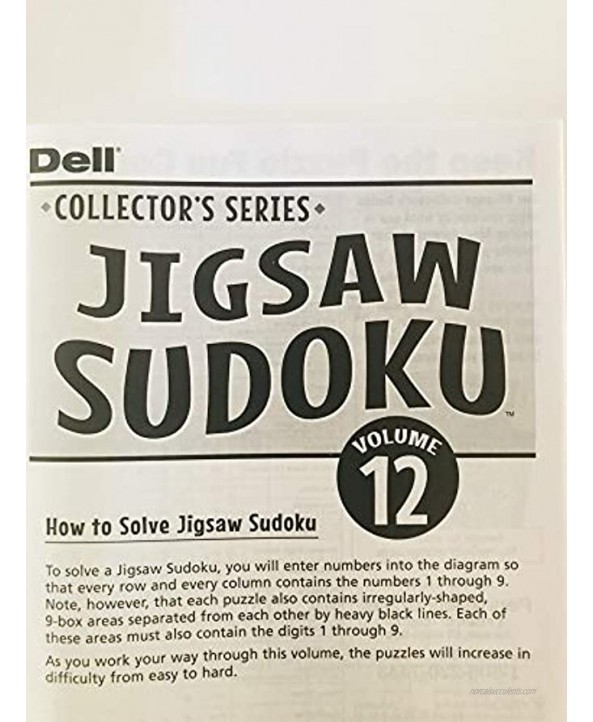 Volumes 12 and 13 of the Jigsaw Sudoku from the Dell Collectors Series Penny Press