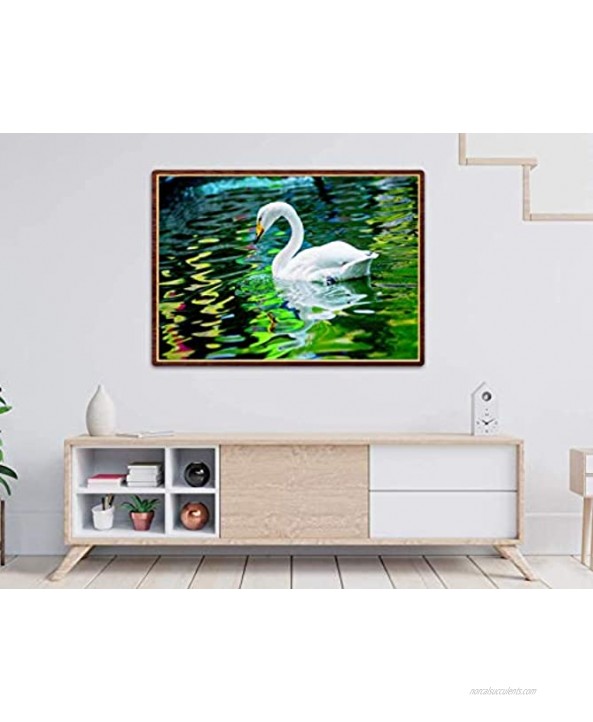 Wooden Jigsaw Puzzles Beautiful Swan Adult Children Puzzle Intellective Educational Toy 500 1000 1500 2000 3000 4000 Pieces 1225 Color : Partition Size : 1000 Pieces