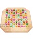 Wooden Sudoku Board Game with Number & Sudoku Puzzles Book Large Family Game Math Brain Teaser Desktop Game 11.6 in