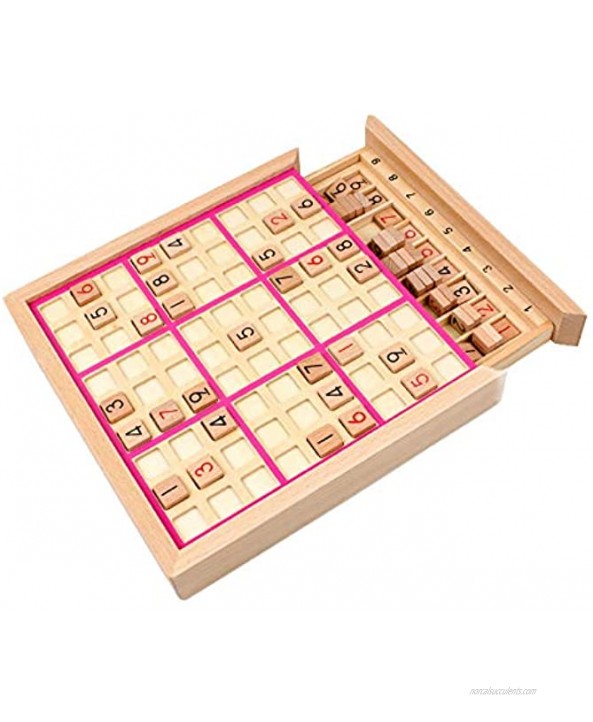 Wooden Sudoku Puzzle Children Educational Toys Adult Desktop Intelligence Games