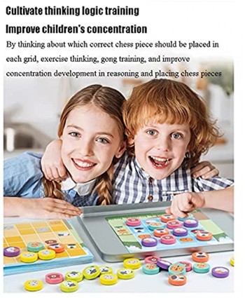 Z-Color Children’s Advanced Entry Sudoku Game Children’s Logical Thinking Training Puzzle and Concentration Intelligence Toys Sudoku Game