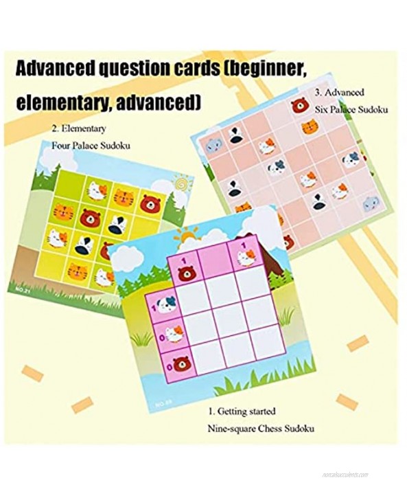 Z-Color Children’s Advanced Entry Sudoku Game Children’s Logical Thinking Training Puzzle and Concentration Intelligence Toys Sudoku Game