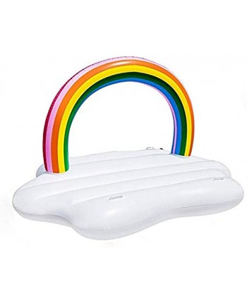 Fall Sales End Soon Float Joy Rainbow Floaties for Adults Rainbow Pool Inflatables Rainbow Island Floaty [Pool Party  LGBT Pride]¡­