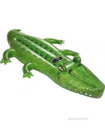 H2O GO! Giant Crocodile Ride-On Water Toy 80" X 46" Fun Swimming Pool Inflatable Float  for Ages 3+