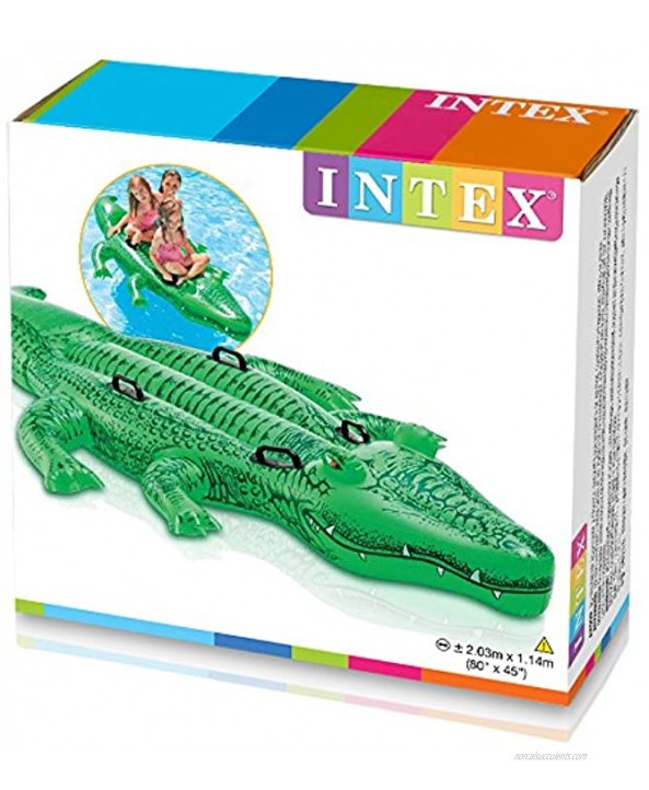 Intex Giant Gator Ride-On 80 X 45 for Ages 3+