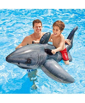Intex Great White Shark Ride-On 68" X 42" for Ages 3+