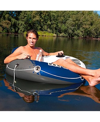 Intex River Run I Sport Lounge Inflatable Water Float 53" Diameter