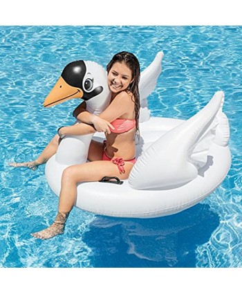 Intex Swan Inflatable Ride-On 51" X 40" X 39" for Ages 14+