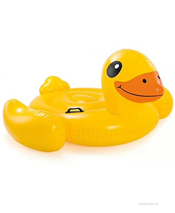 Intex Yellow Duck Inflatable Ride-On 58 X 58 X 32 for Ages 14+