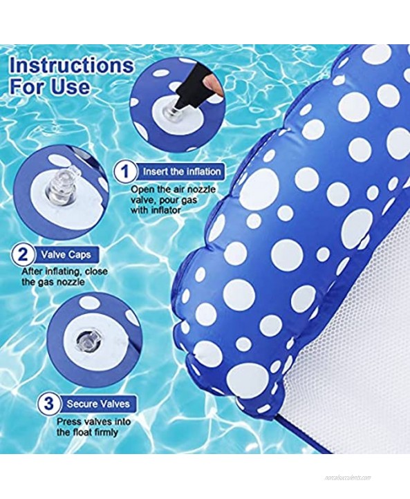 Pool Floats-4-in-1 Pool Noodle Floaties for Adults Pool Floaties Pool Lounger Floats for Swimming Pool Water Toys Pool Floats for Adults Pool Raft
