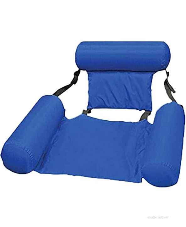 Swimming Pool Float Chair Inflatable Water Chairs for Adult Pool Lounger Floating Lounge Foldable Seats Portable Lazy Water Floats Bed for Summer Beach Swimming Pool Party