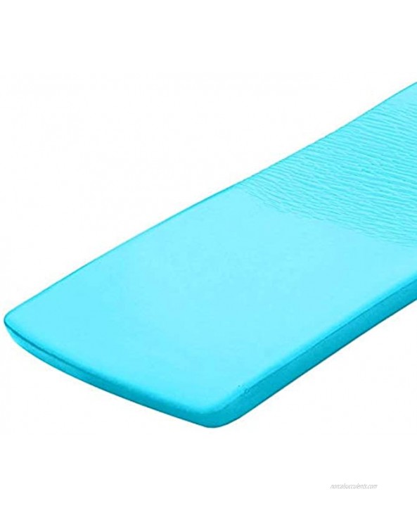 TRC Recreation Sunsation 70 Inch Full Size Foam Raft Lounger Swimming Pool Float with Pillow Headrest for Pool or Lake Tropical Teal