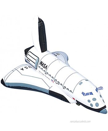 US Toy One Inflatable Space Shuttle Ship Toy 17"