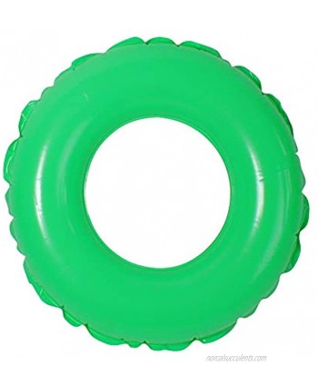 24" Classic Bright Green Inflatable Swimming Pool Inner Tube Ring Float
