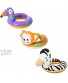 Bestway Inflatable Pool Float H2O Go Animal Split Rings Swim Tubes | Pool Ring for Kids | Floaties for Water Party River Lake | Set of 3 Colorful Fun Pool Ring Floats