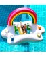 CestMall Inflatable Drink Holder Floating Colour Cloud Pool Drink Holder Floats Beverage Salad Fruit Serving Bar Pool Float Party Accessories Summer Beach Leisure Cup Bottle Holder Toys Adults