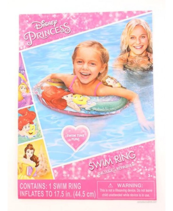 Disney Princess Inflatable Swimming pool 17.5 Swim Ring Toddler Girl 2 pack